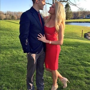 Red formal/going out dress